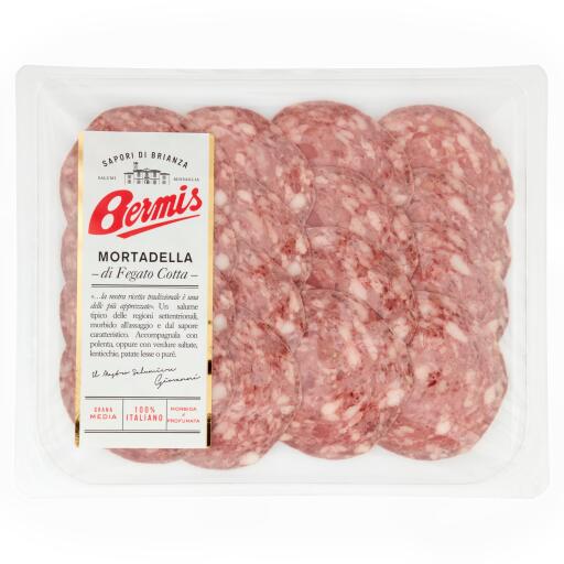 Mortadella di fegato cotta 70g Bermis