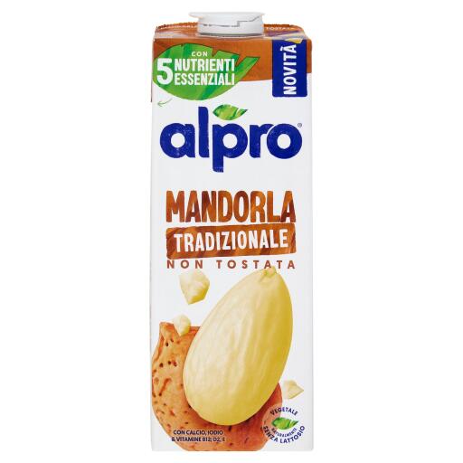 Alpro Mandorla tradizionale non tostata 100%vegetale 1lt
