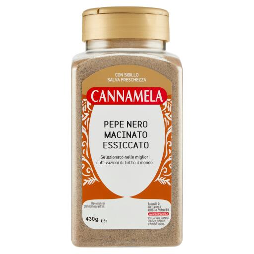 Pepe nero macinato 430g Cannamela