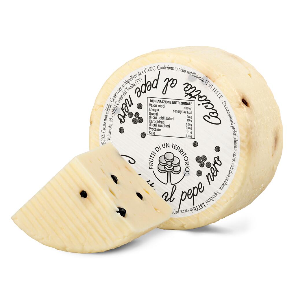 Caciotta con pepe 320g