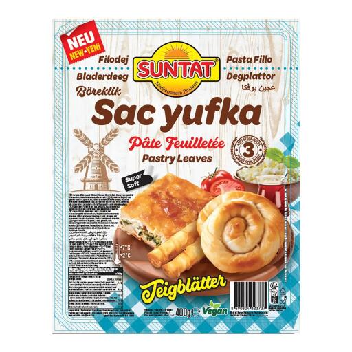 Pasta Fillo Rettangolare 400g Sac Yufka Santat