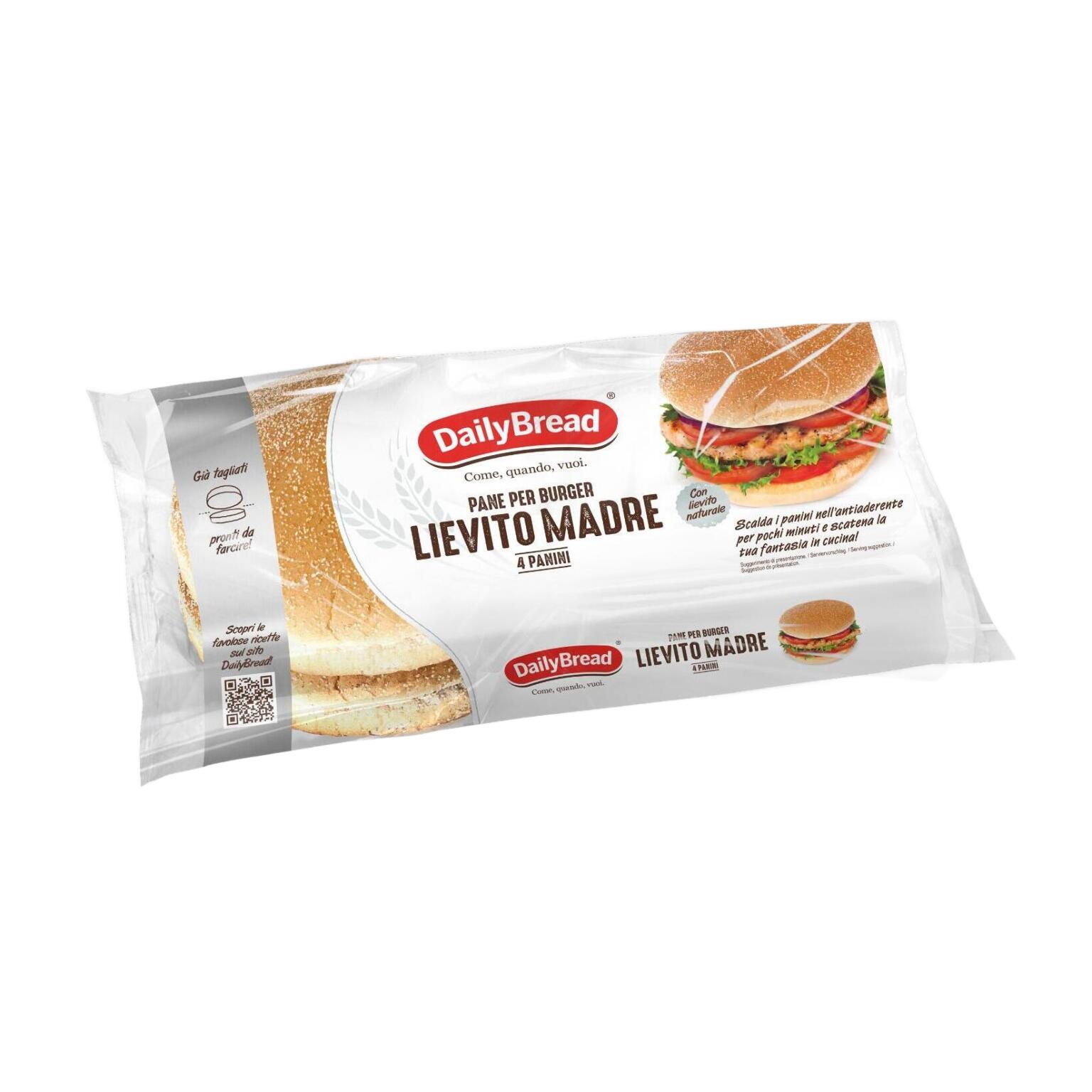 Pane per burger lievito madre 300g Daily Bread