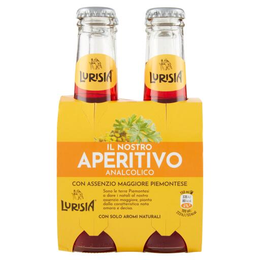 Aperitivo analcolico con Assenzio maggiore Piemontese 150mlx4 Lurisia