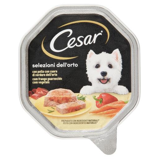 Cesar patè con pollo e cuore di verdure 150g