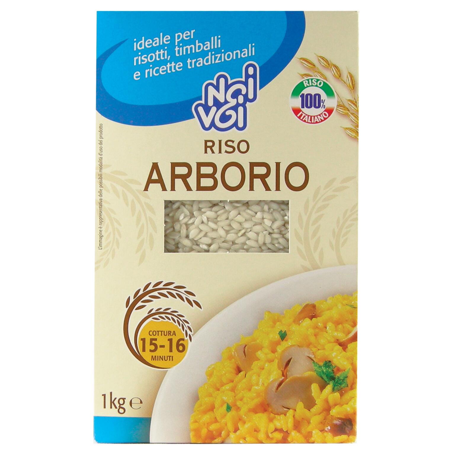 Riso arborio superfino 1Kg Noi&Voi