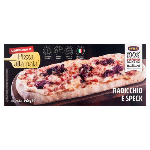 Pizza alla pala Radicchio e Speck 245g
