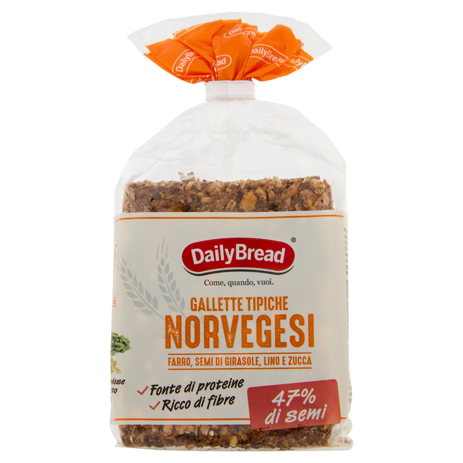 Gallette Norvegesi 190g Farro e Semi di Lino Daily Bread