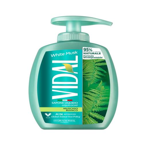 Sapone liquido 300ml Muschio Bianco Vidal