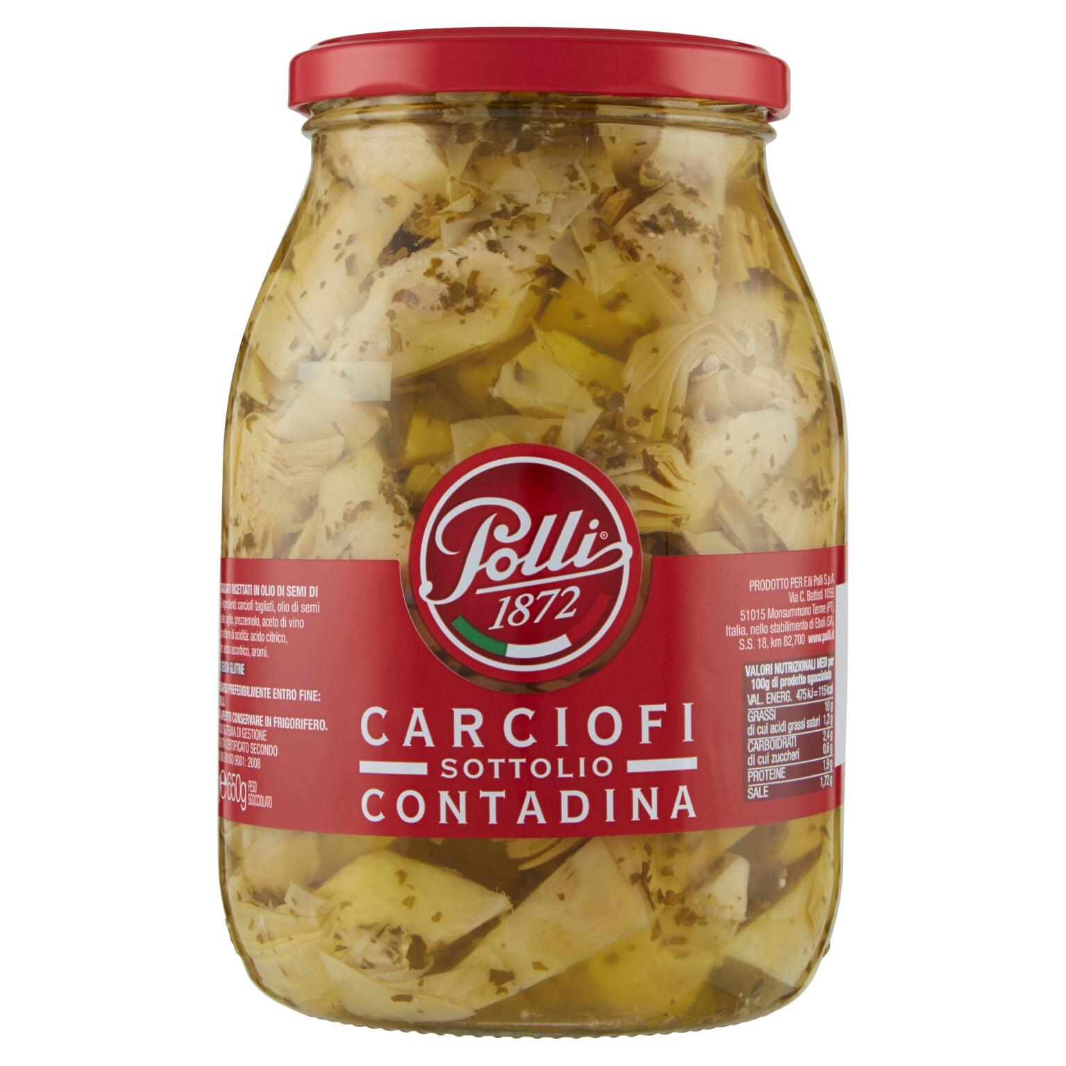 Carciofini alle Erbe da 950g F.lli Polli