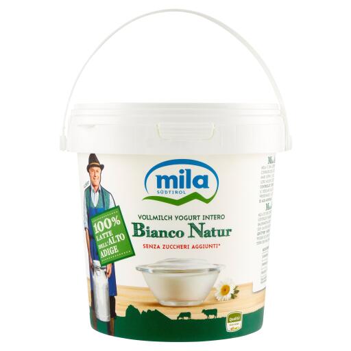 Yogurt intero bianco naturale 1kg Mila