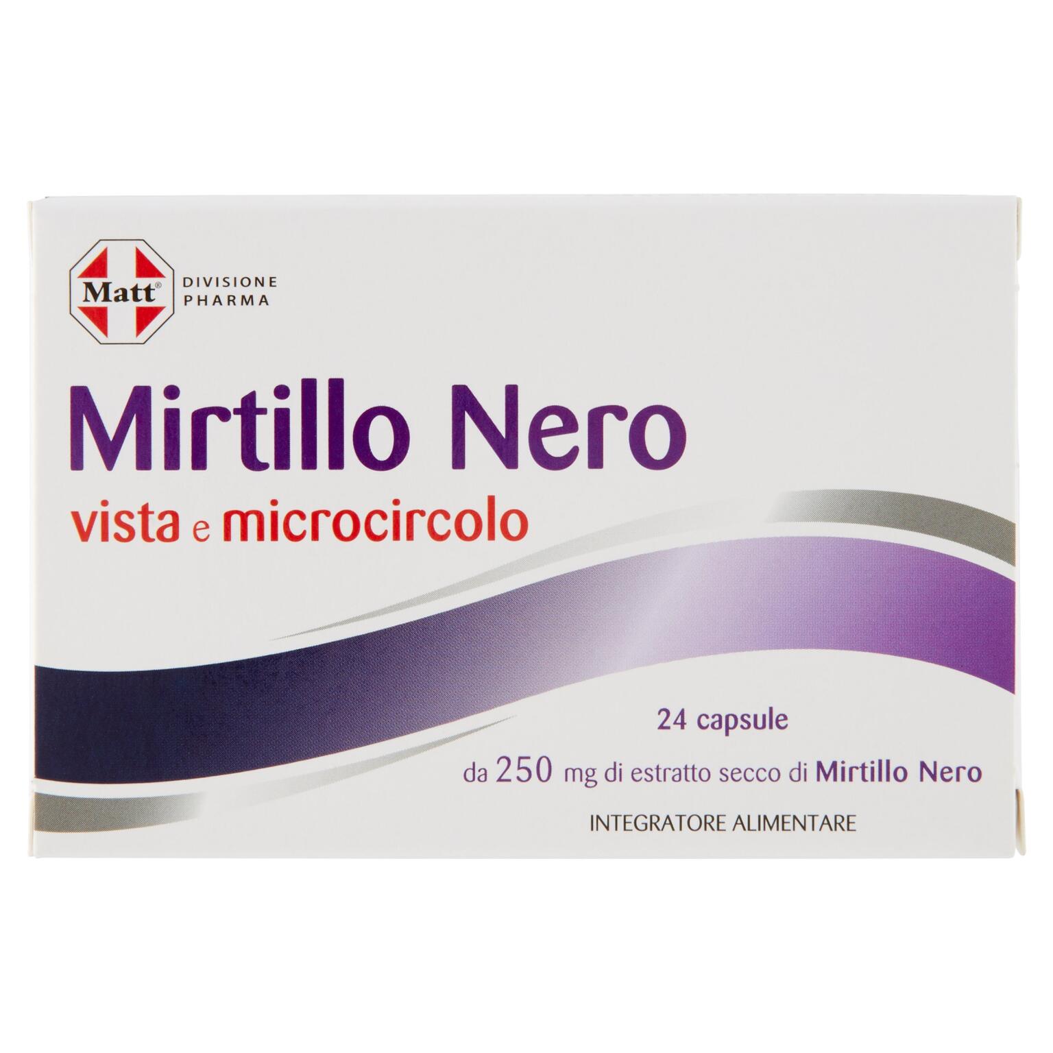 Mirtillo nero 24 caps Matt