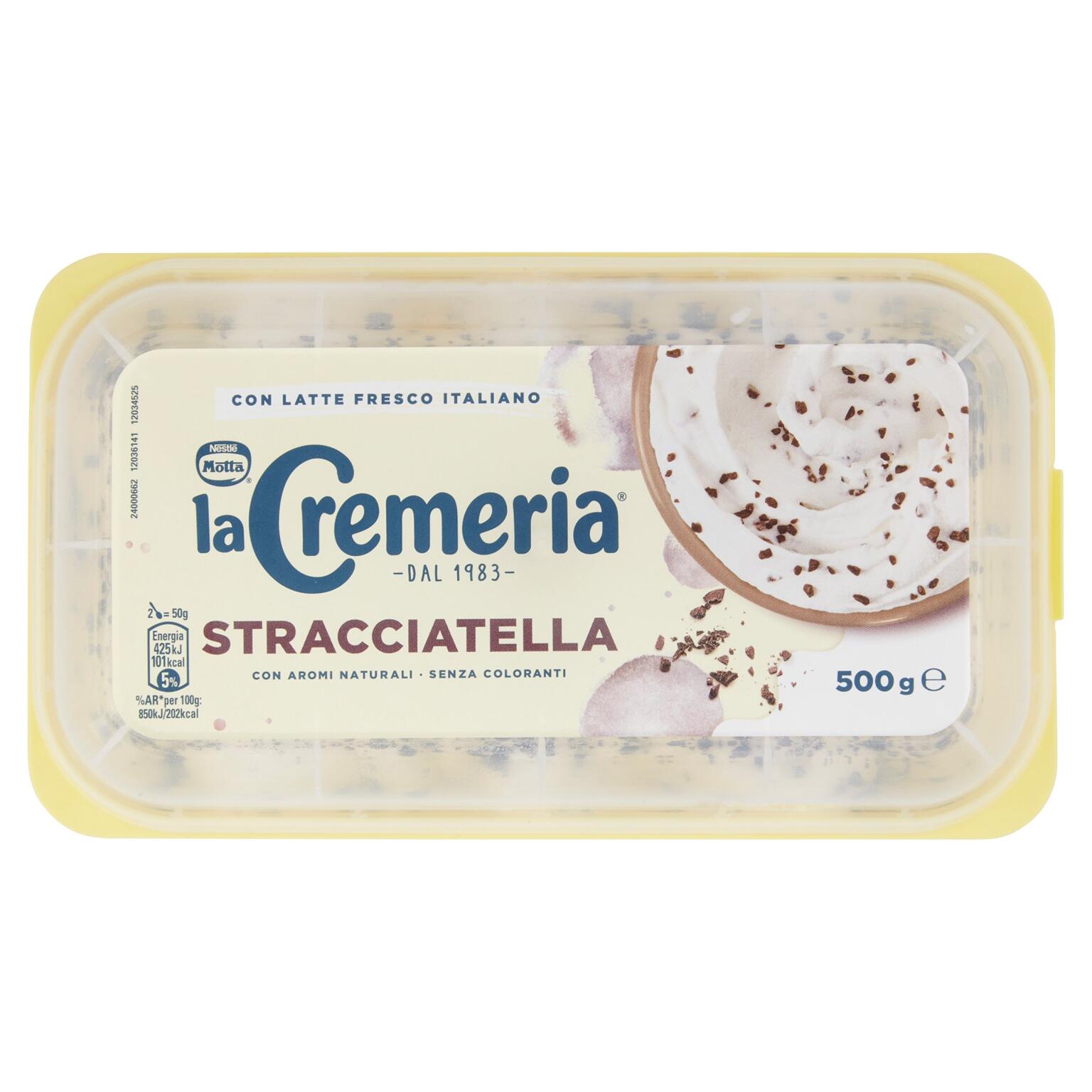 La cremeria Motta gelato gusto stracciatella 500g