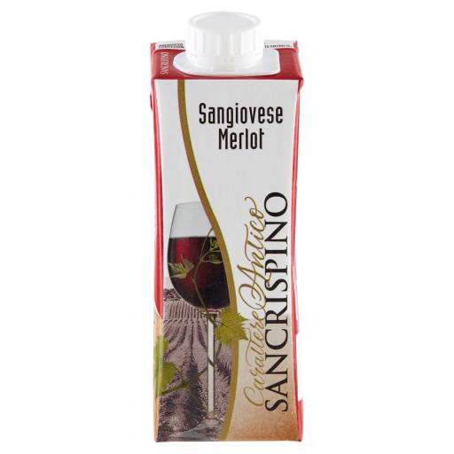 Vino sangiovese merlot 25cl Sancrispino