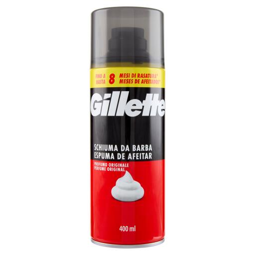 Schiuma da barba 400 ml profumo originale Gillette