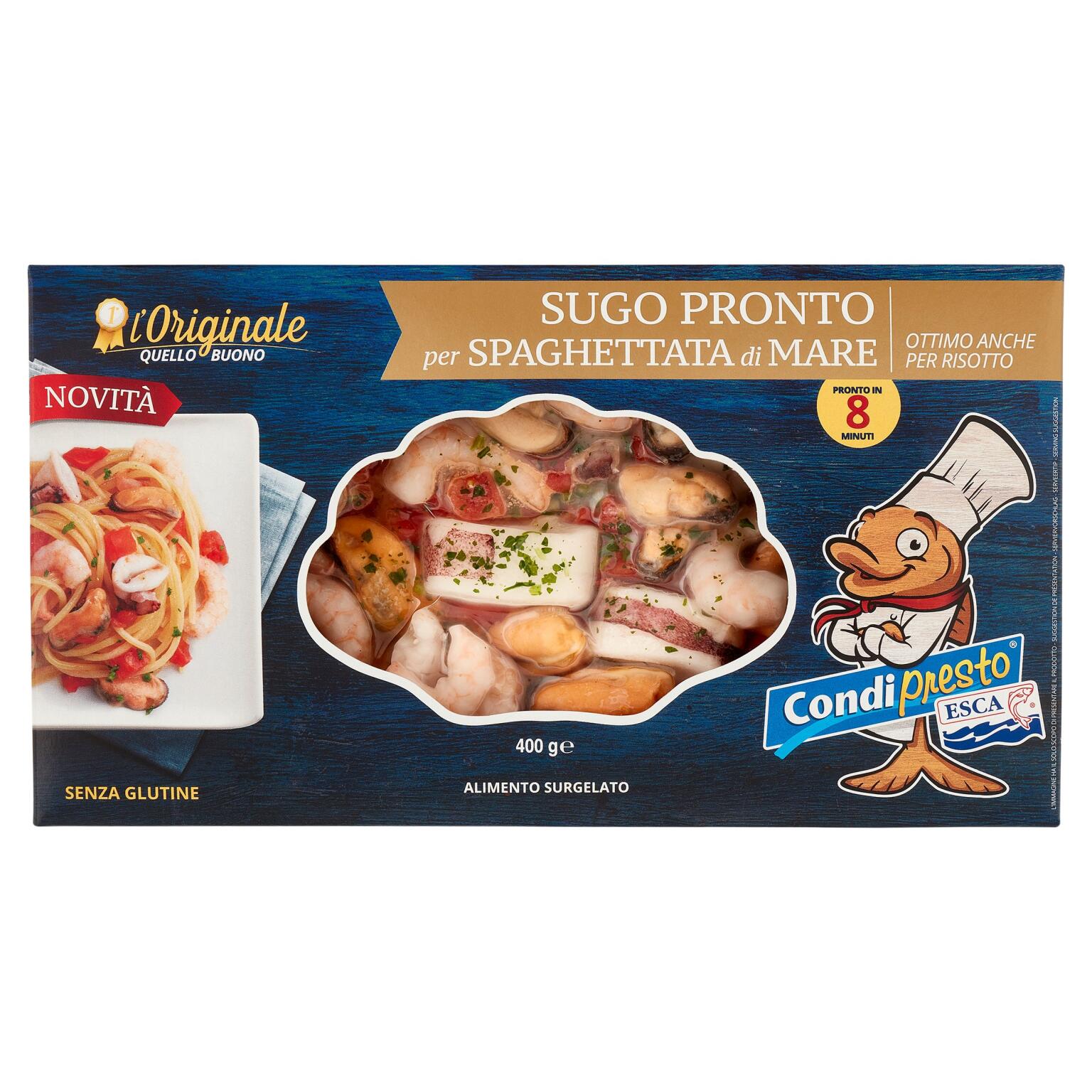 Sugo pronto per spaghettata di mare 400g Esca