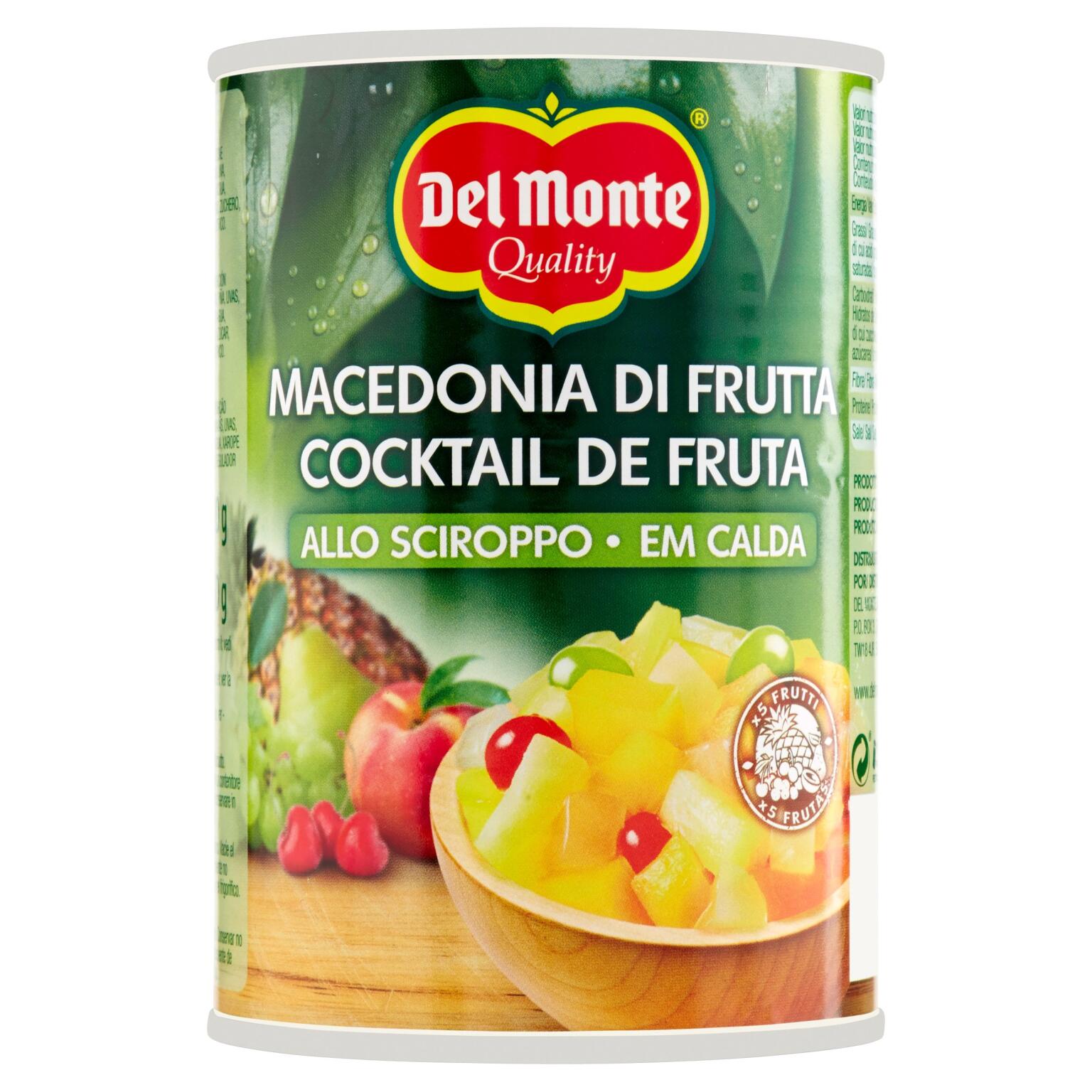 Macedonia di Frutta allo sciroppo 420g Del Monte