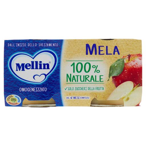 Omogeneizzato Mela 2x100g Mellin