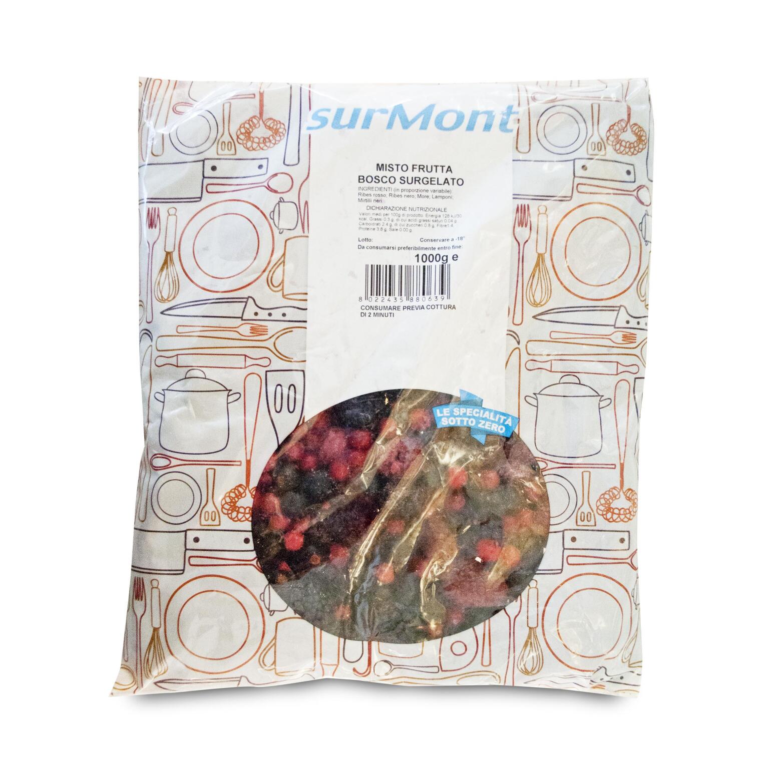Misto frutti di bosco 1kg Sartor