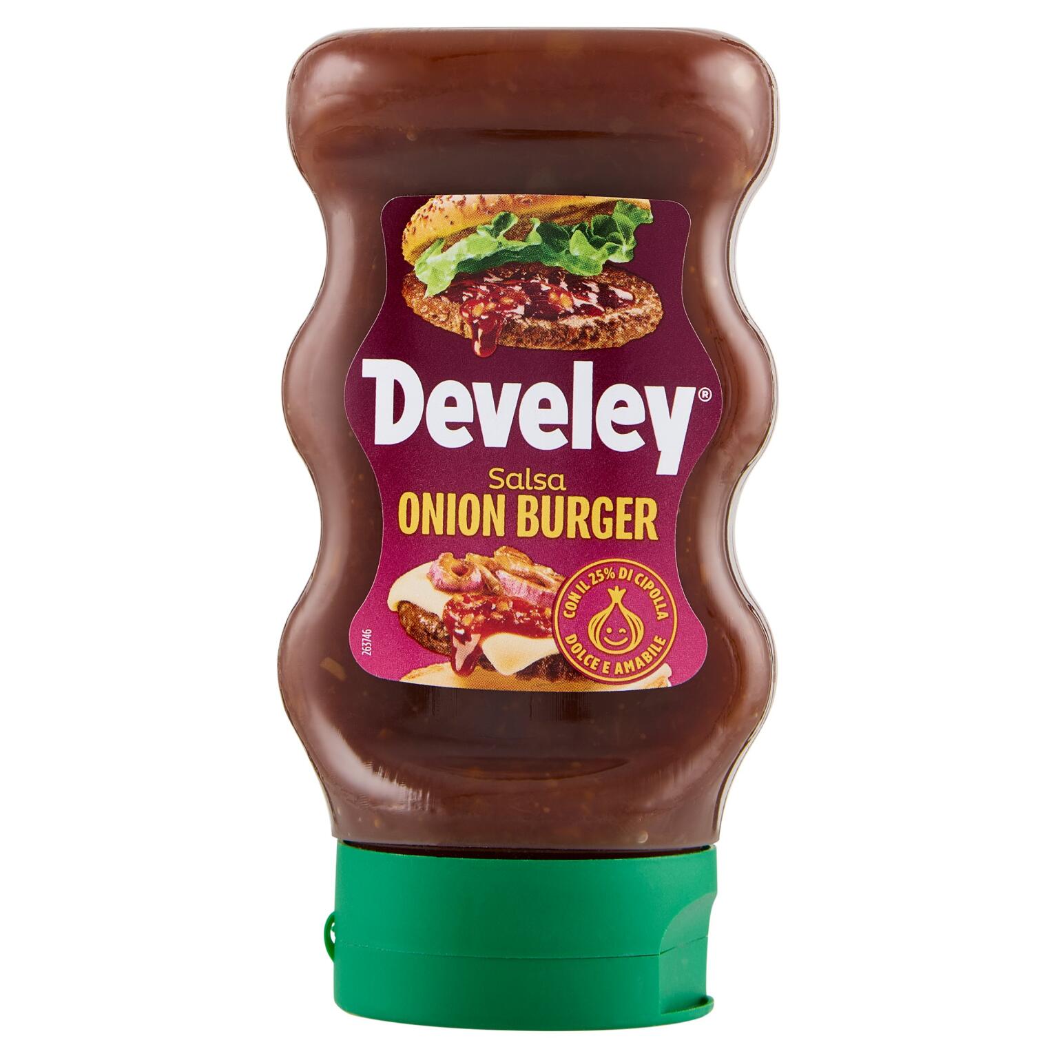 Salsa Onion Burger Squeeze 250ml Develey