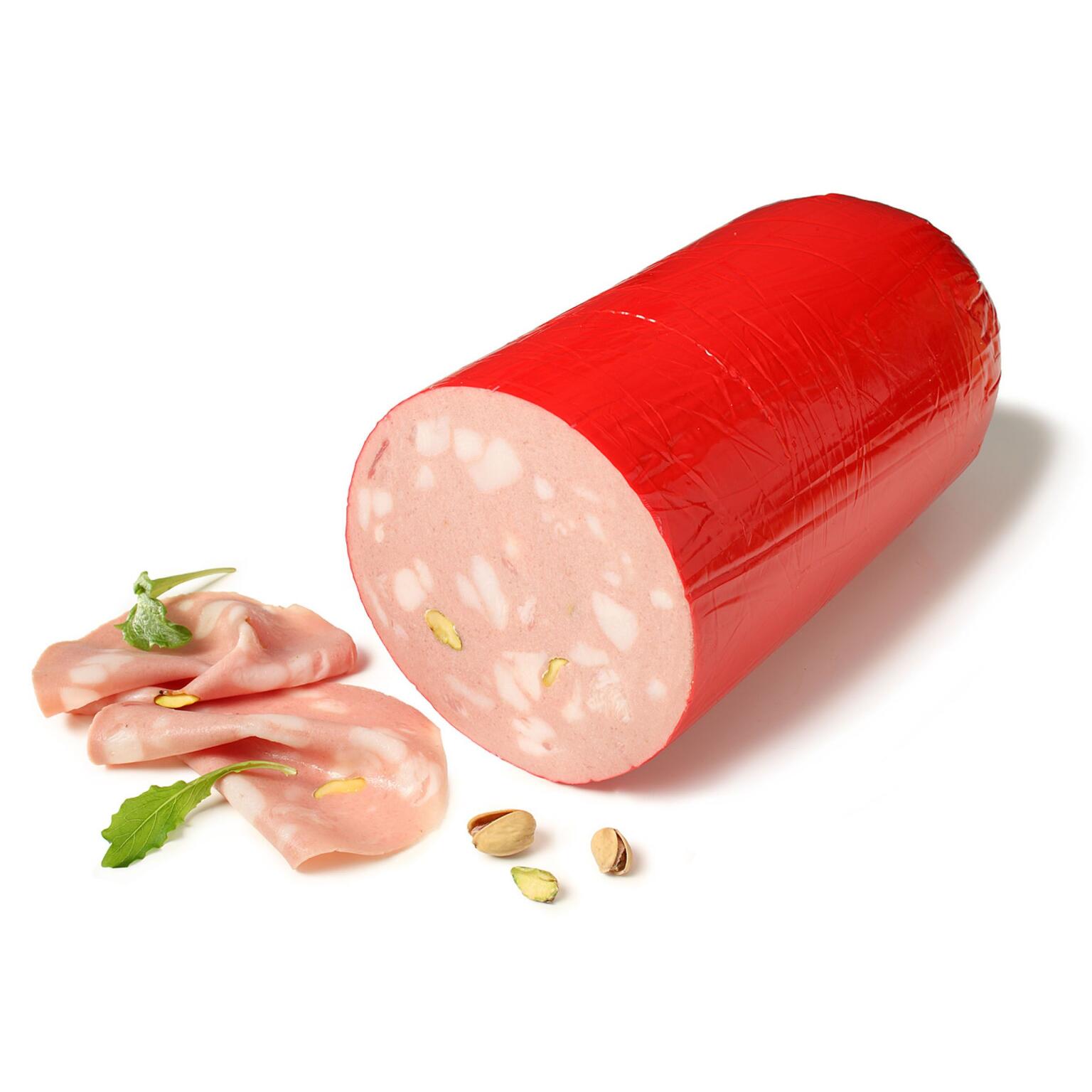 Mortadella rustica con pistacchio