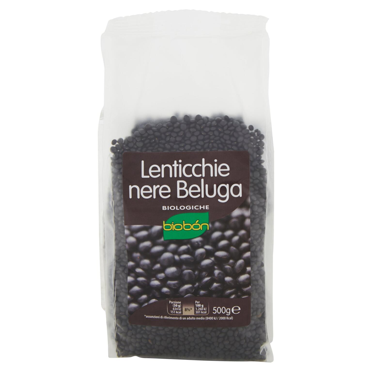 Lenticchie nere Beluga Biobon 500g