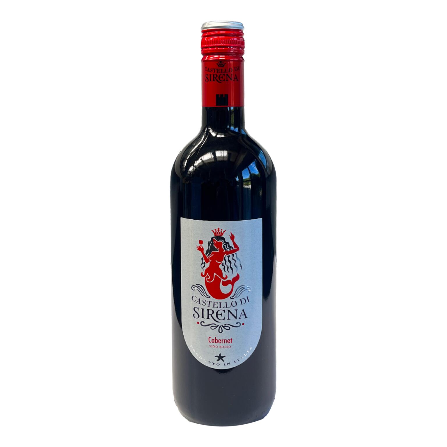 Vino Rosso Cabernet 75ml Castello di Sirena