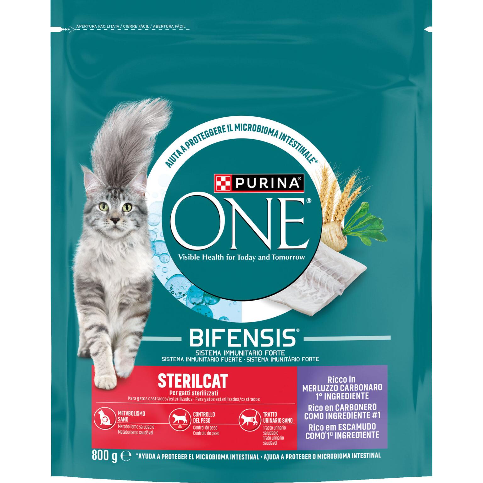 Purina one bifensis Sterilcat da 800g Merluzzo