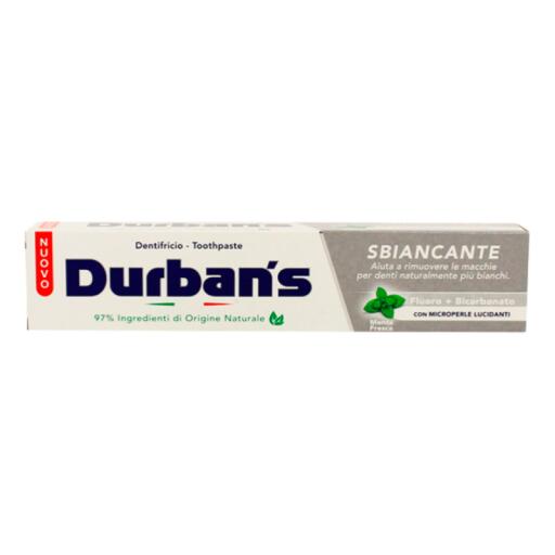 Dentifricio sbiancante 75ml Durban's