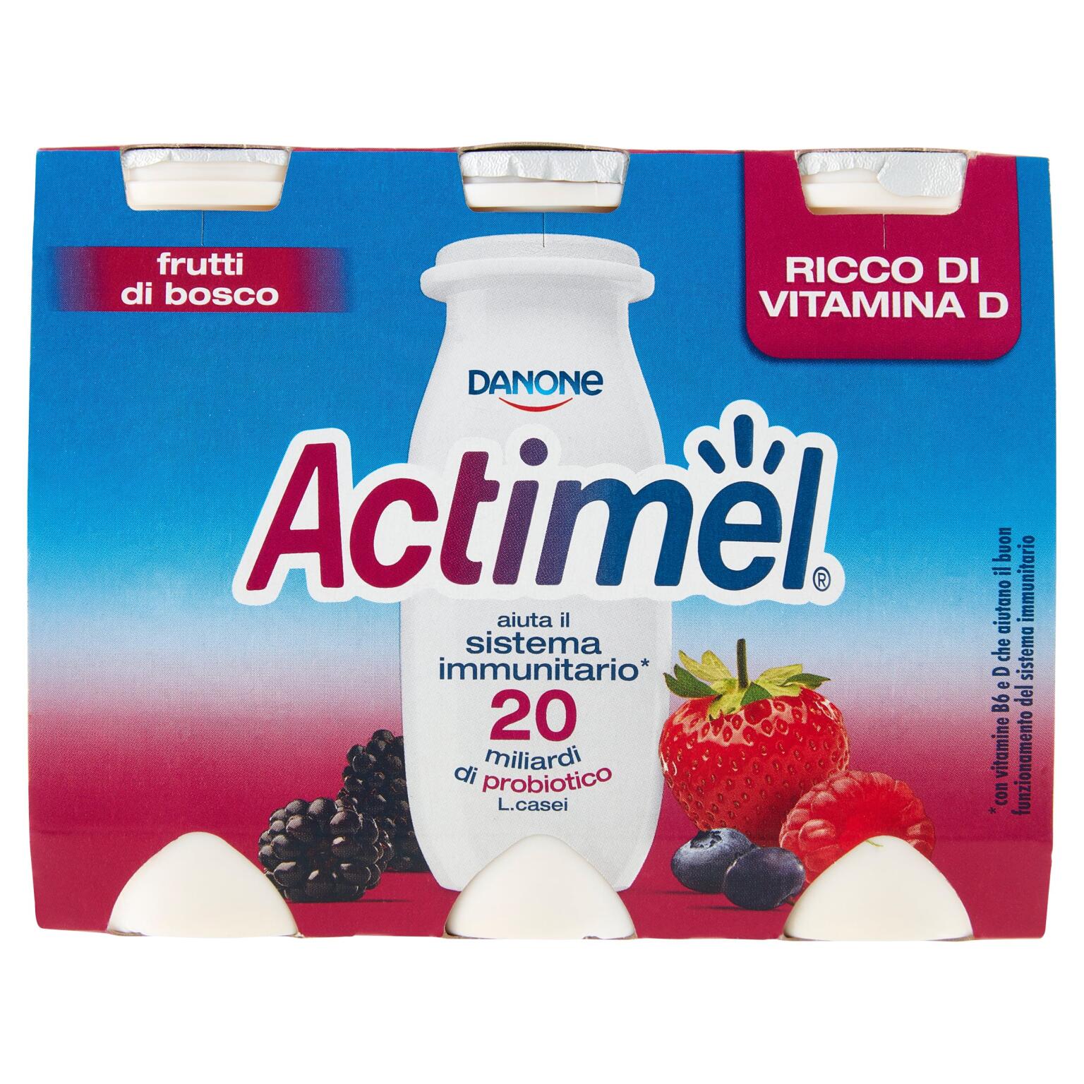 Actimel gusto frutti di Bosco 6x100g Danone