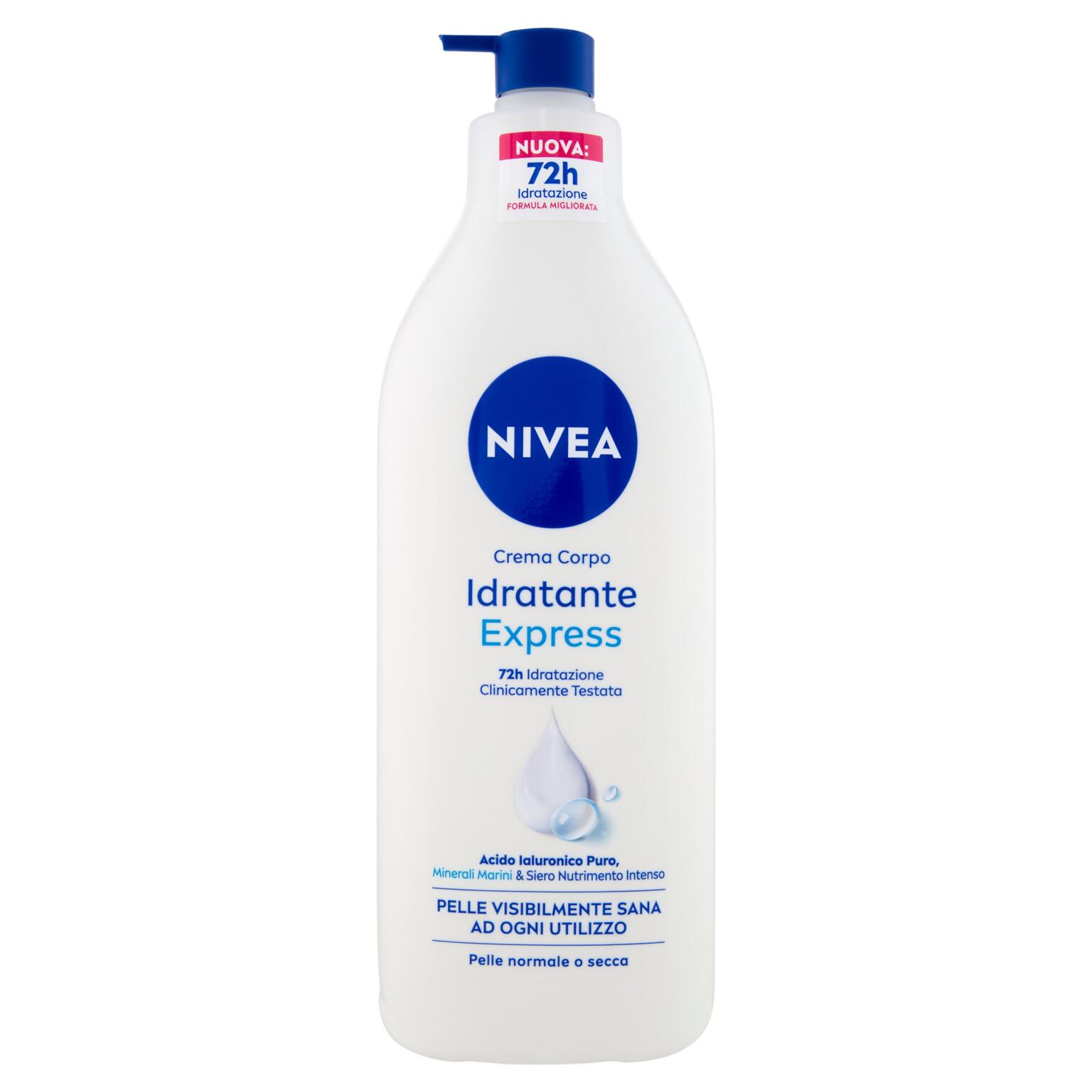 Crema idratante express corpo pelle normale e secca minerali marini 500ml Nivea