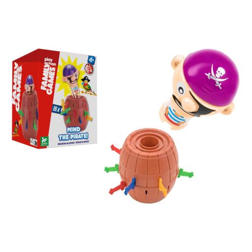Gioco del pirata nella botte con 16 spade Globo
