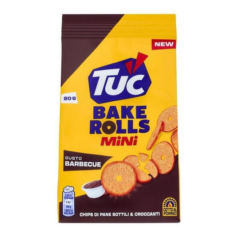Tuc Bake Rolls Mini gusto BBQ 80g