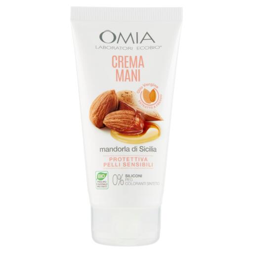 Crema mani mandorla 75ml, Omia