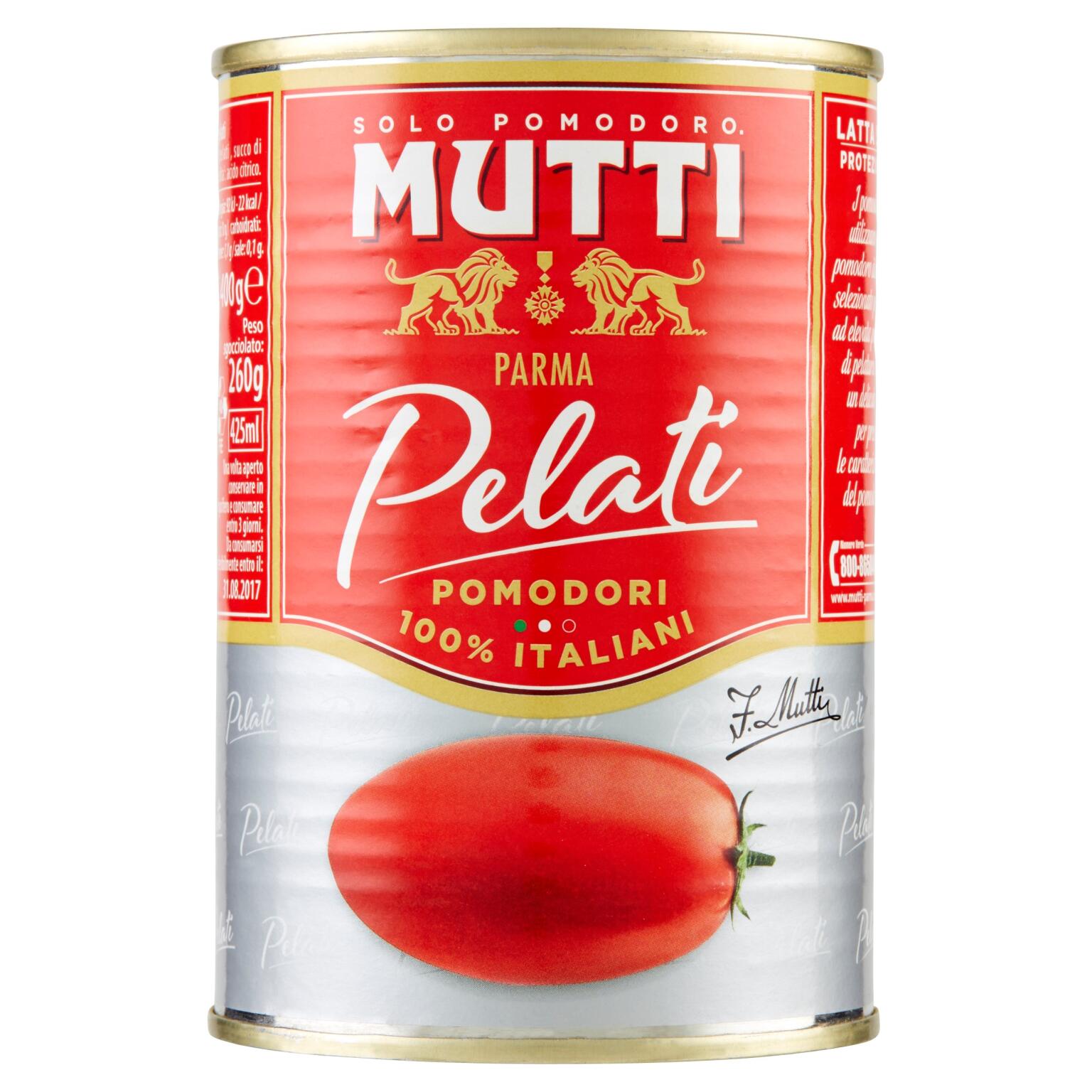 Pomodoro pelati latta 400g Mutti