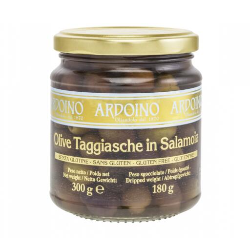 Olive taggiasche in salamoia da 190g Isnardi