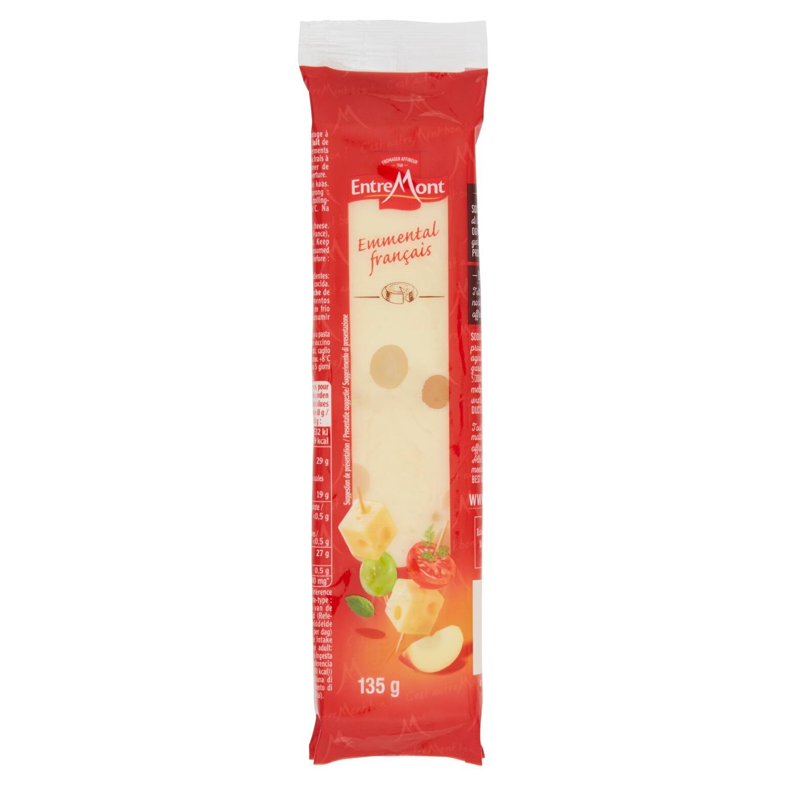 Emmental francese stick 135g Entremont