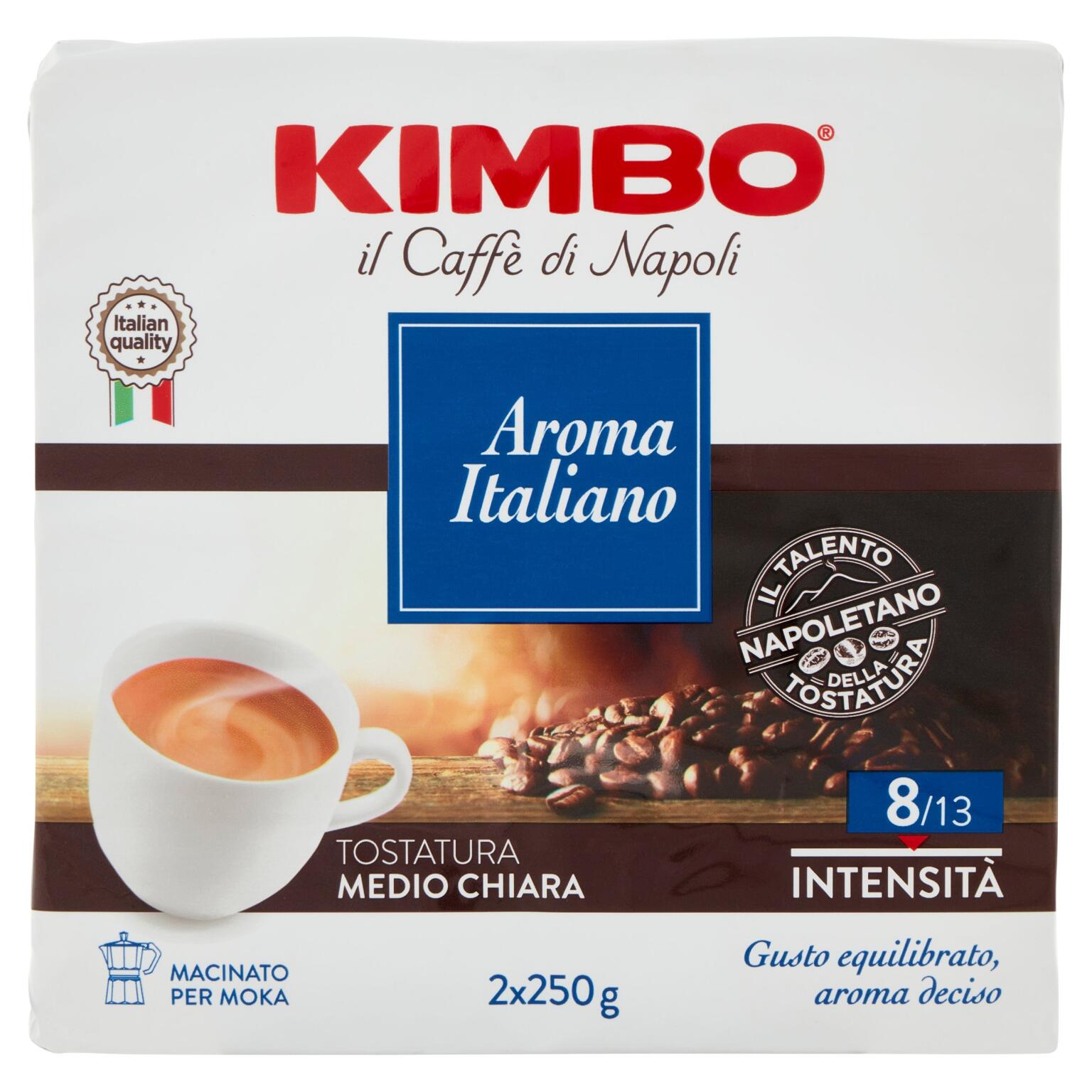 Caffè aroma Italiano 2x250g Kimbo