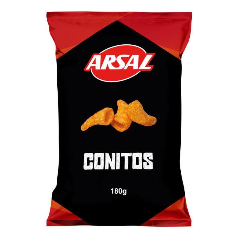 Snack Mais Cheese Conitos 180g Arsal