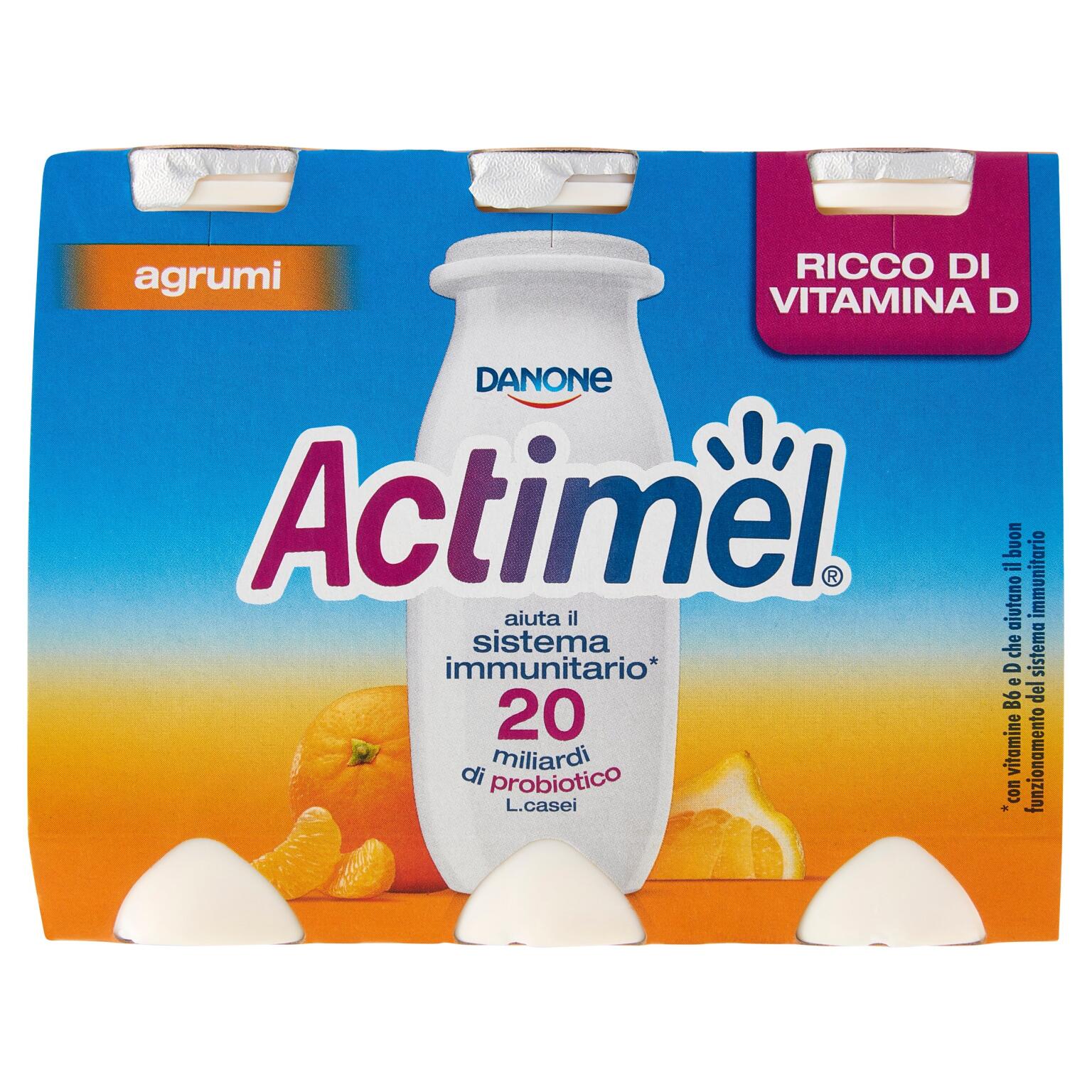 Actimel gusto agrumi 6x100g Danone