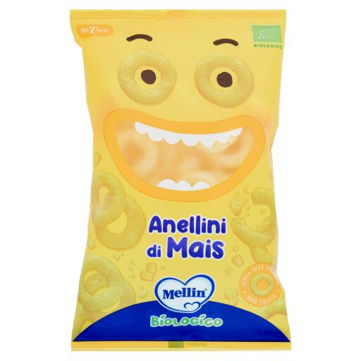 Anellini di mais bio Disney Mickey mouse 15g