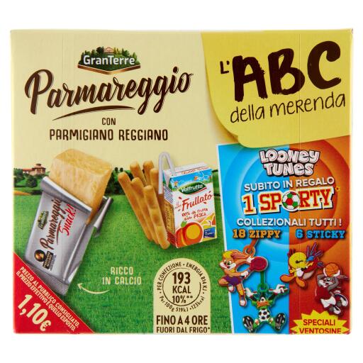 ABC della Merenda Parmareggio Snack DOP