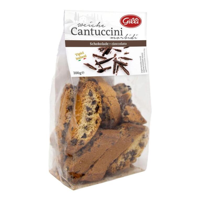 Cantuccini morbidi al cioccolato da 200g Gilli