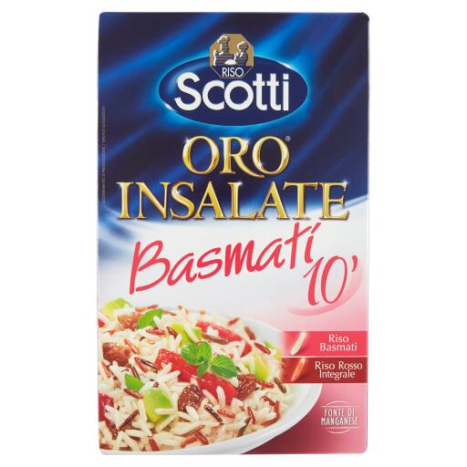 Riso oro fantasia insalate basmati con riso rosso 10' 800g Scotti