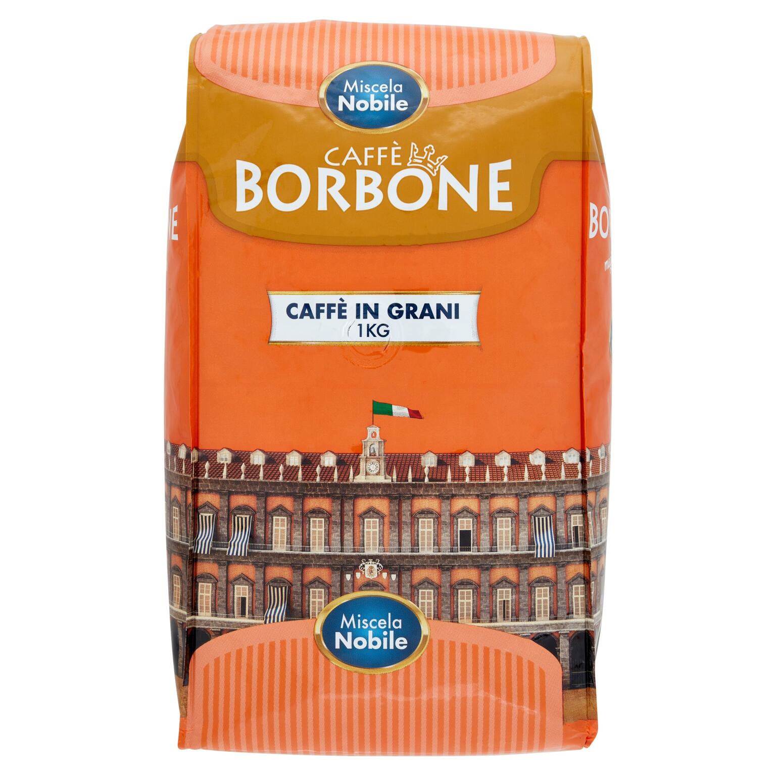 Caffè in grani miscela Nobile intensità 8 kg1 Caffe' Borbone