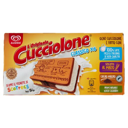 Cucciolone 6 pezzi 480g Algida