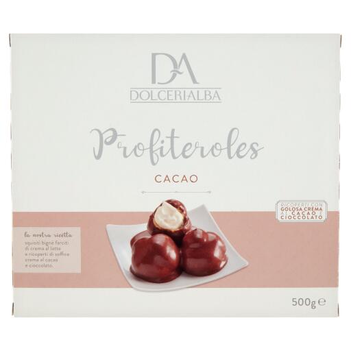 Profiteroles al cacao 500g Dolceria Alba
