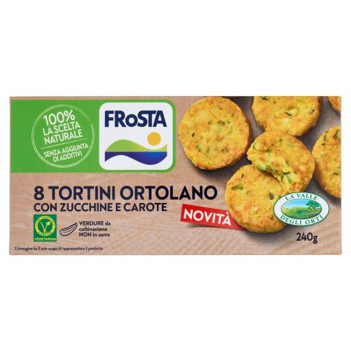 Tortini Ortolano 8 pezzi 240g Frosta