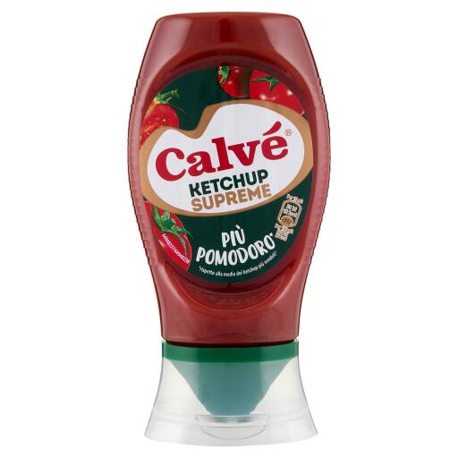 Ketchup Supreme più pomodoro Top Down da 250ml Calvè