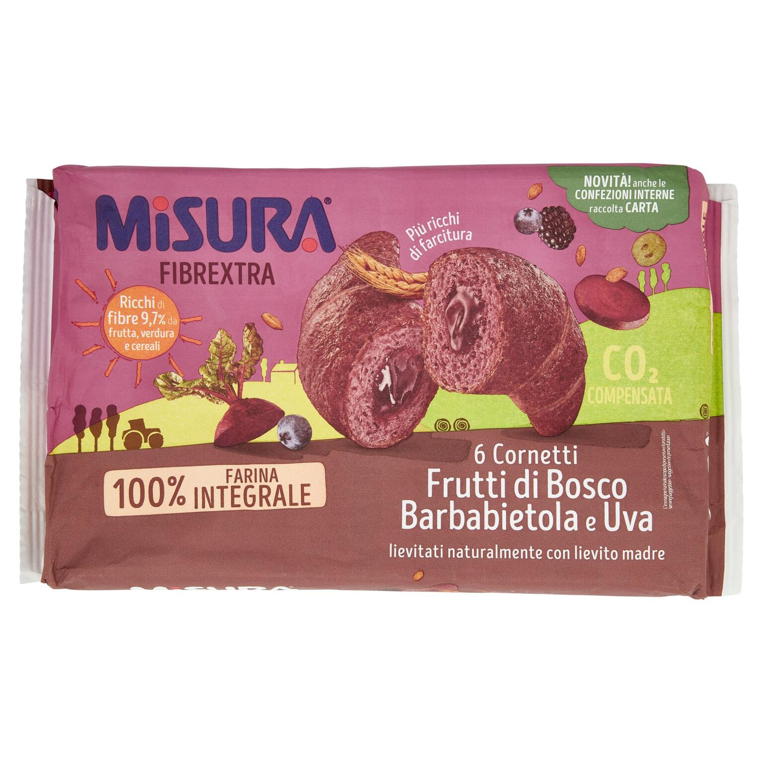 Cornetti fibrextra viola 308g Misura