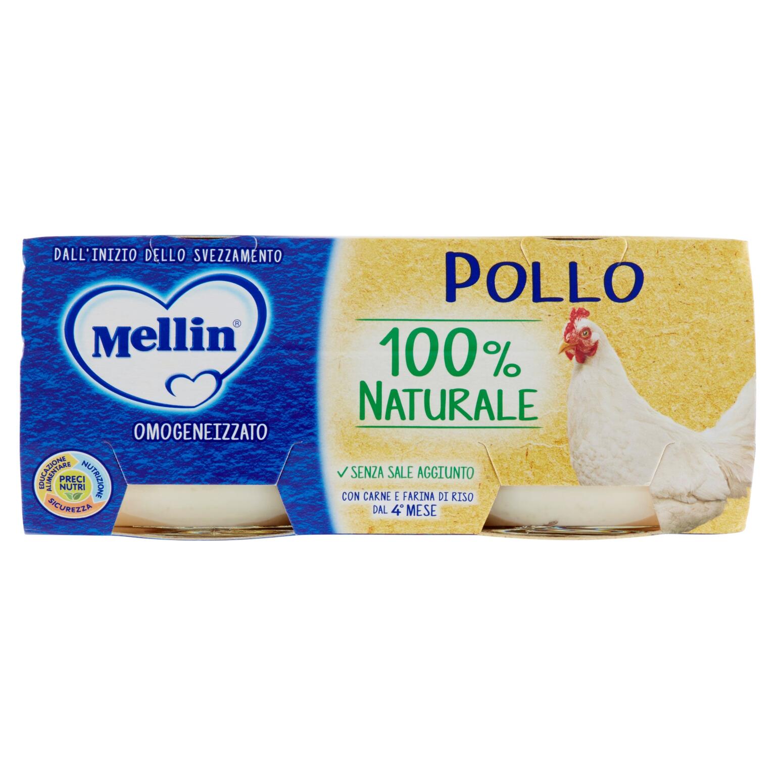 Omgeneizzato Pollo 2x80g Mellin